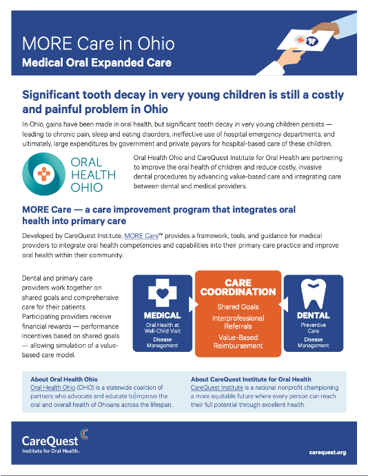 MORE Care In Ohio (Medical Oral Expanded Care)